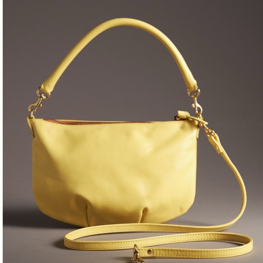 NWT Clare V. Petite Moyen in light yellow